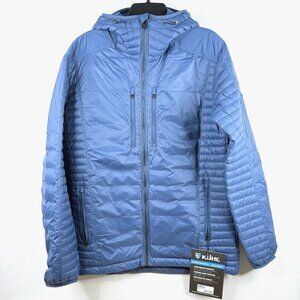 Kuhl Men's Size L Spyfire Hoody Goose Down Powell Blue MSRP $299